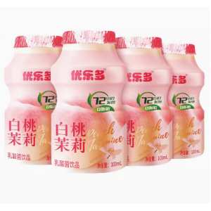 优乐多乳酸菌饮品饮料白桃茉莉